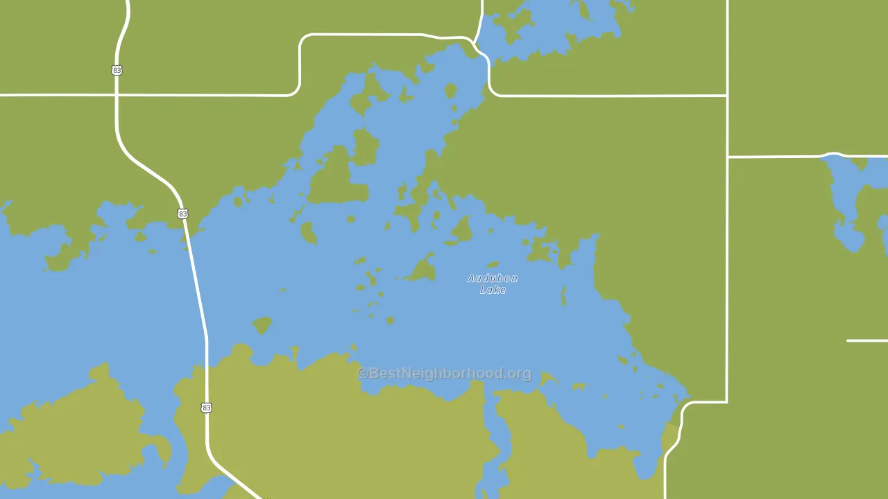 Coleharbor, ND block-group voter-turnout map