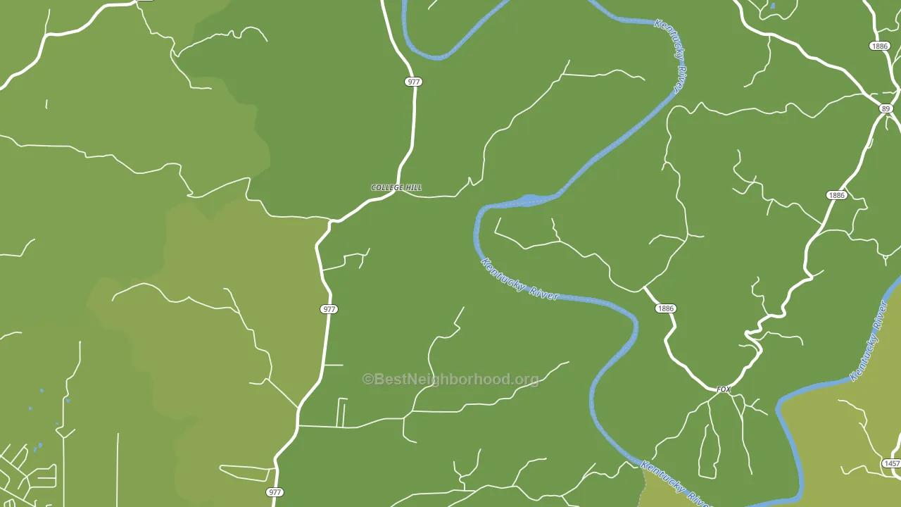 College Hill, KY block-group voter-turnout map