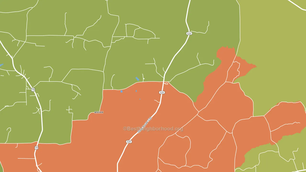 Colquitt, LA block-group voter-turnout map