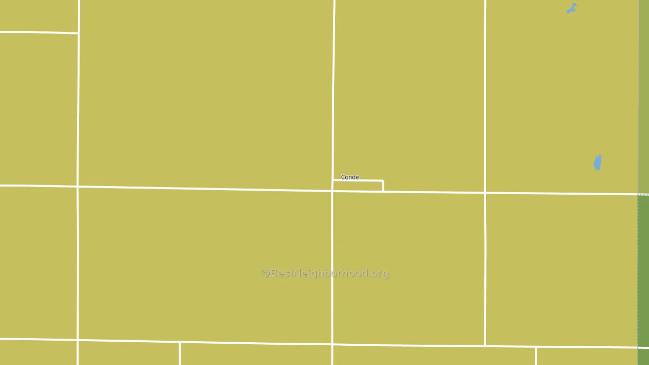 Conde, SD block-group voter-turnout map