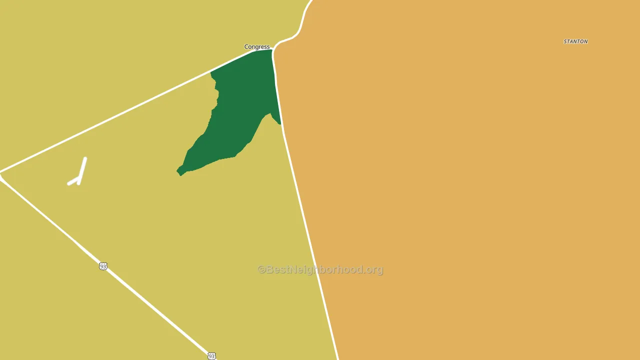 Congress, AZ block-group voter-turnout map