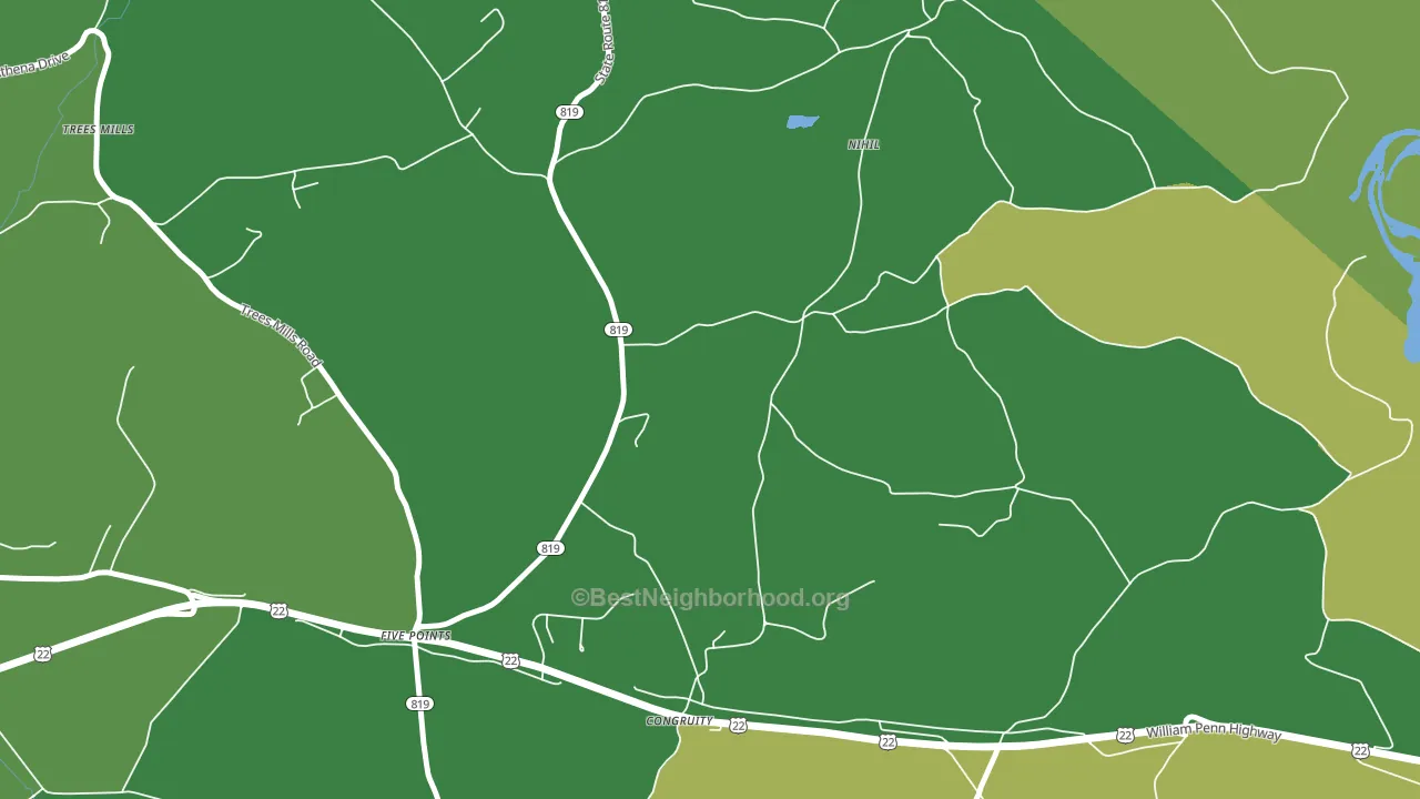 Congruity, PA block-group voter-turnout map