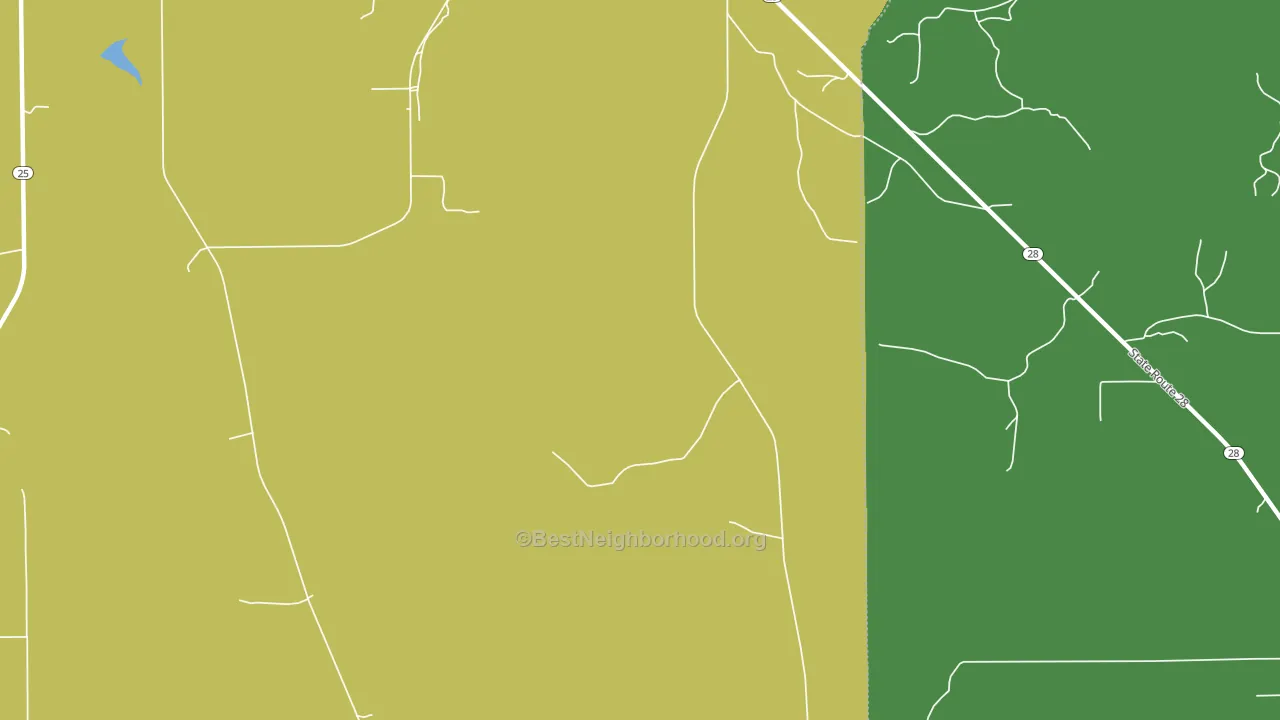 Consul, AL block-group voter-turnout map