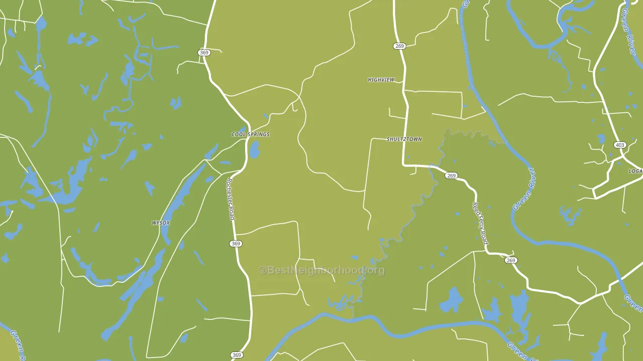 Cool Springs, KY block-group voter-turnout map