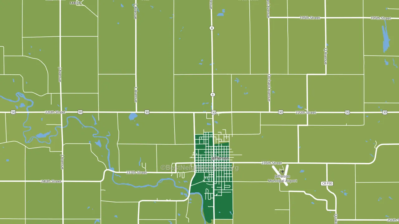 Cooper, IA block-group voter-turnout map