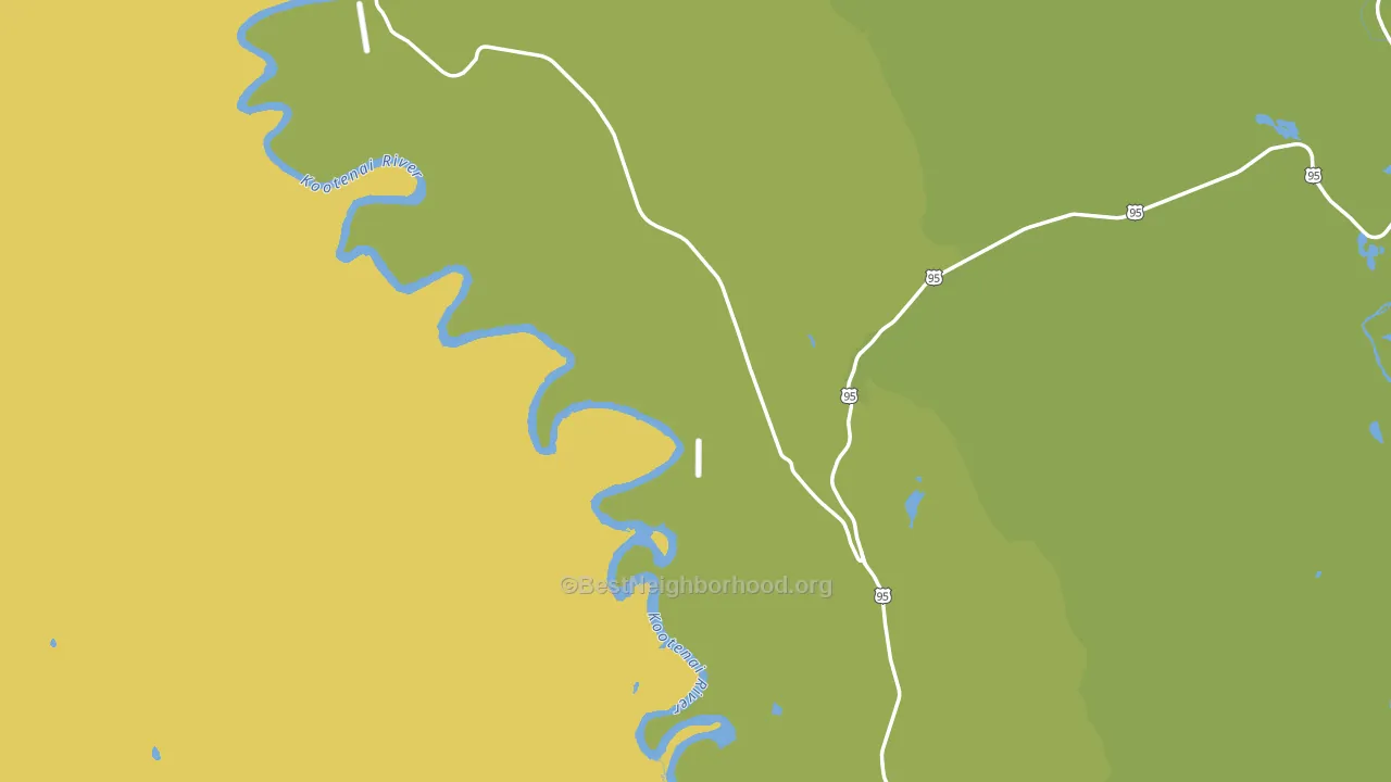 Copeland, ID block-group voter-turnout map