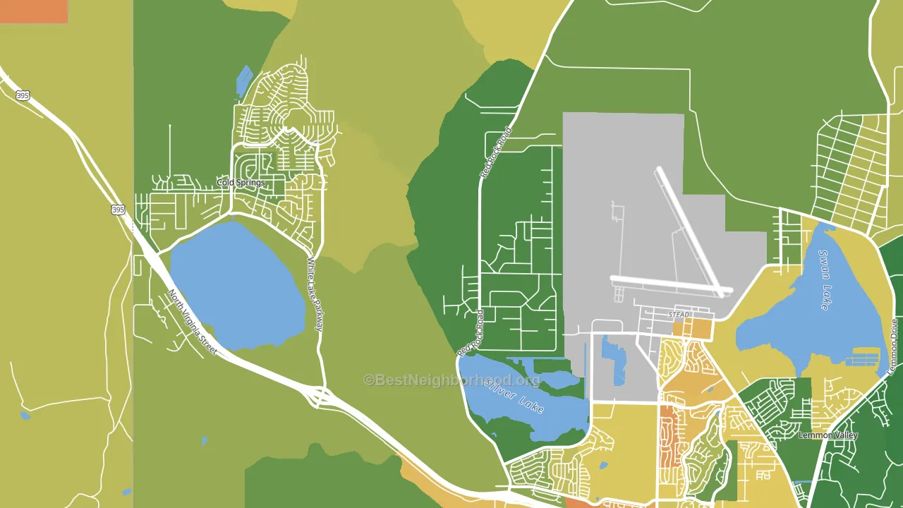 Copperfield, NV block-group voter-turnout map