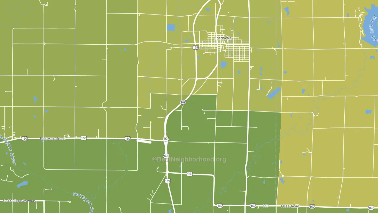 Corbin, KS block-group voter-turnout map