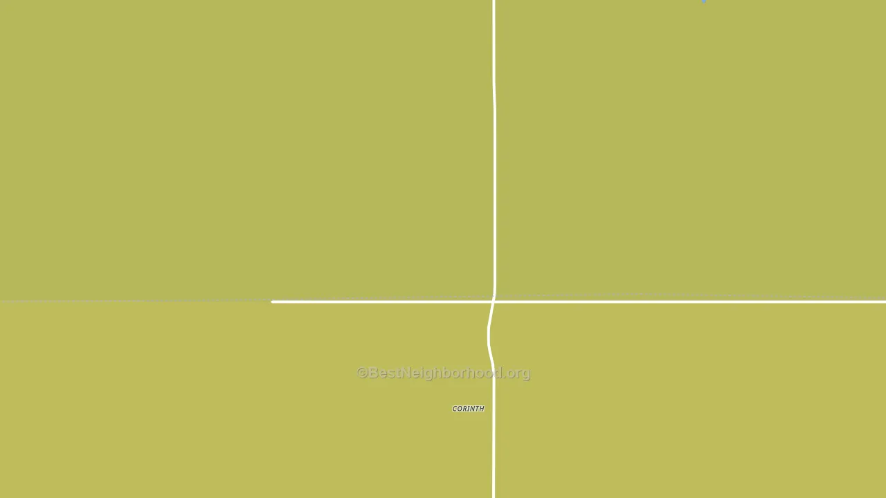 Corinth, ND block-group voter-turnout map