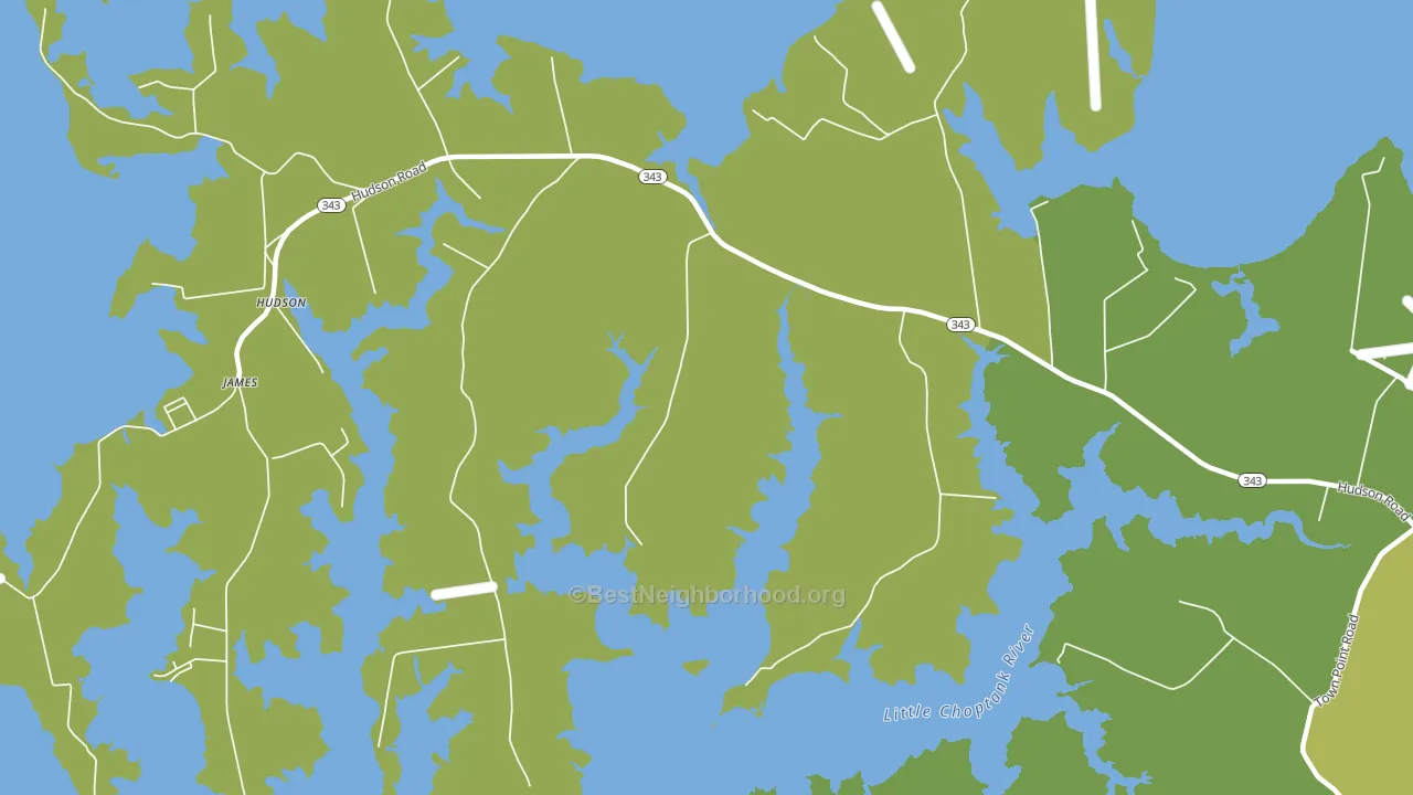Cornersville, MD block-group voter-turnout map