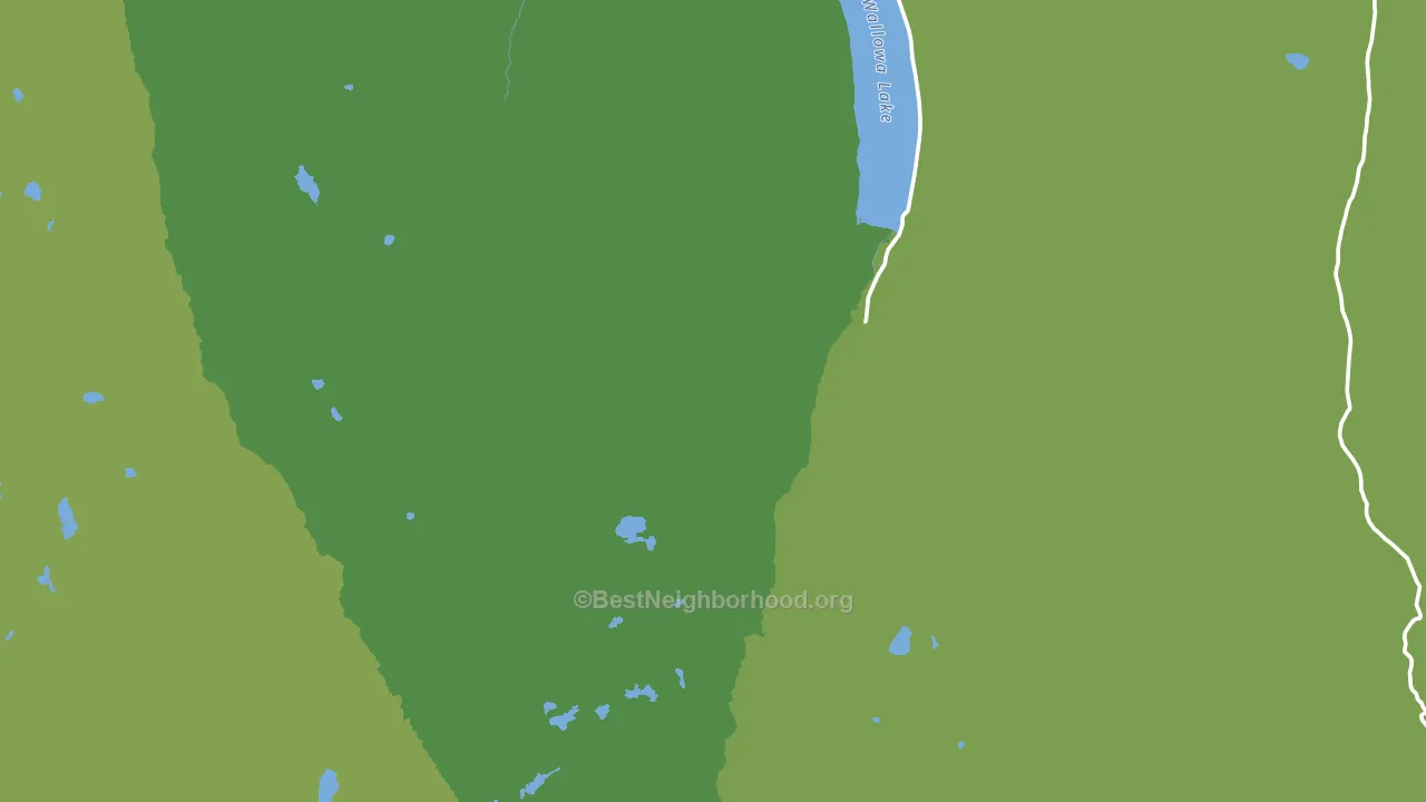 Cornucopia, OR block-group voter-turnout map