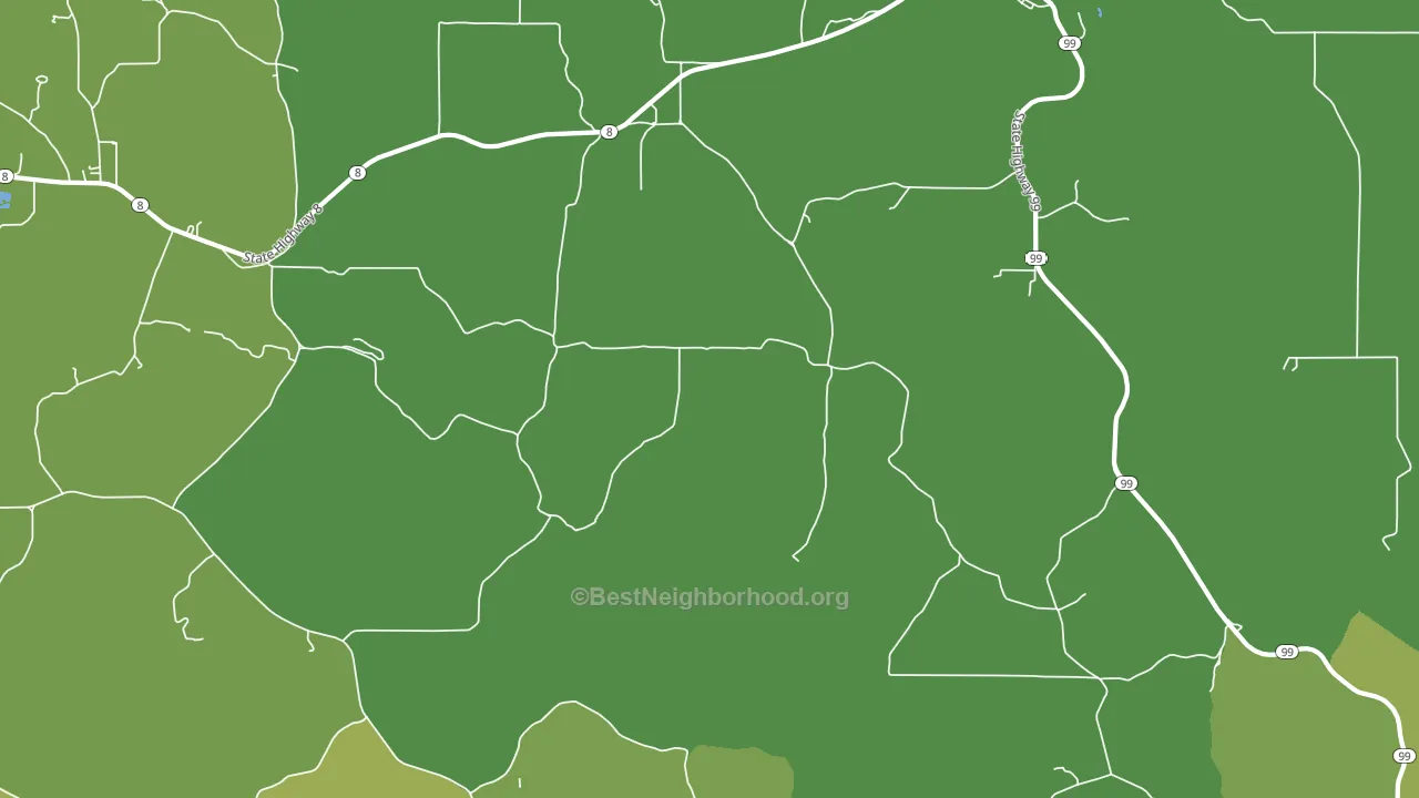 Cornwall, ID block-group voter-turnout map