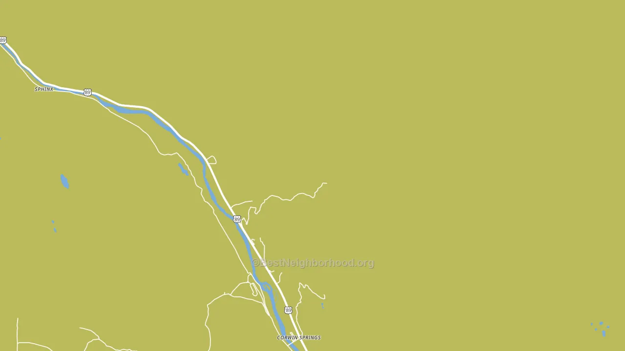 Corwin Springs, MT block-group voter-turnout map