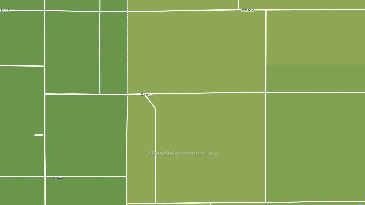 Corwith, IA block-group voter-turnout map