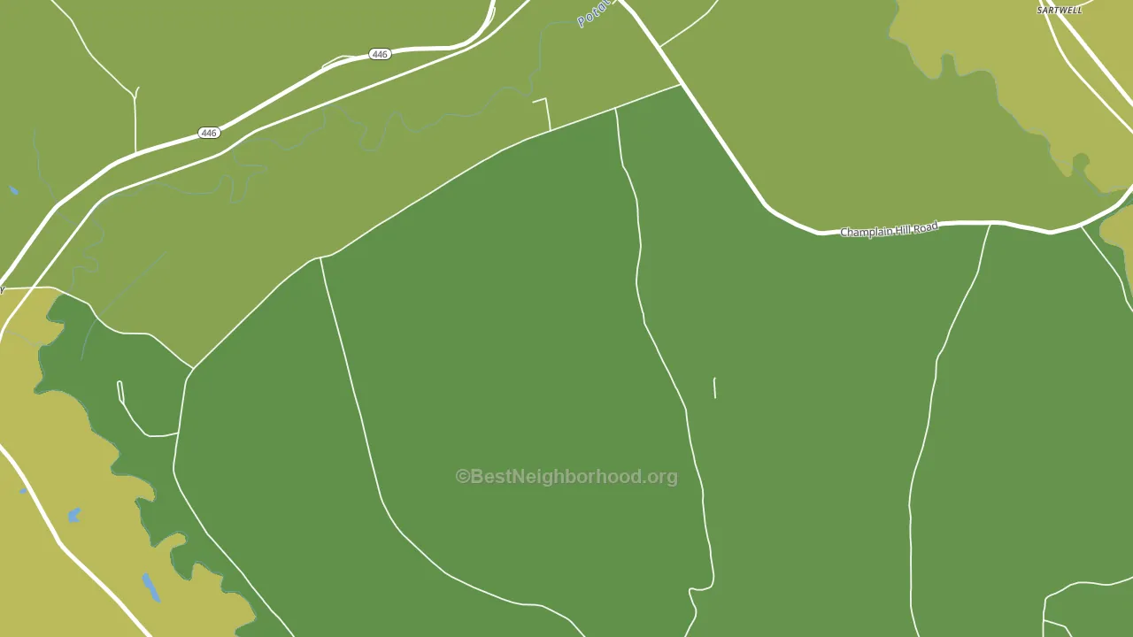 Coryville, PA block-group voter-turnout map