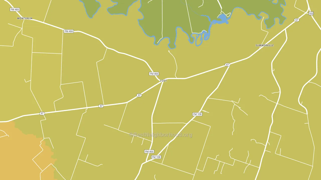 Cost, TX block-group voter-turnout map