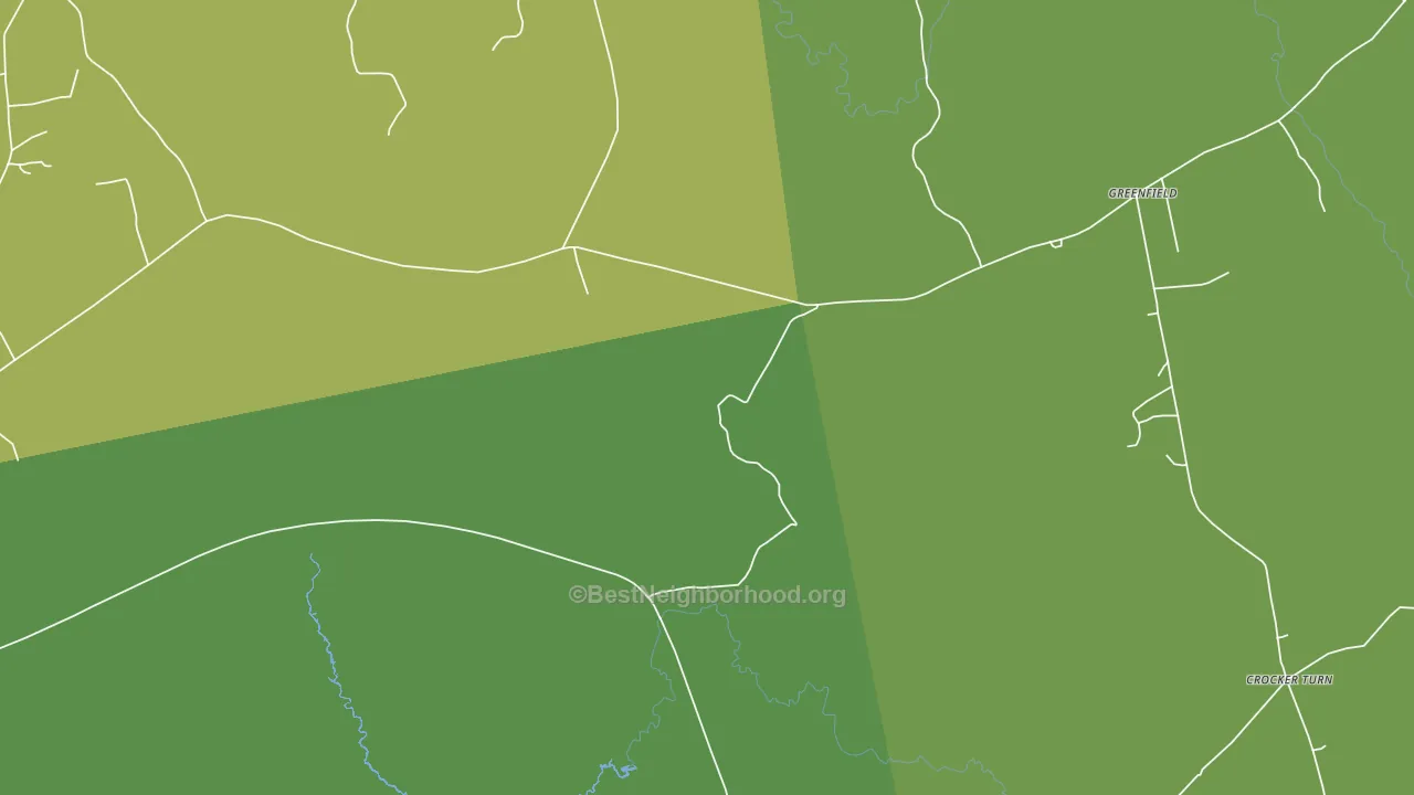 Costigan, ME block-group voter-turnout map