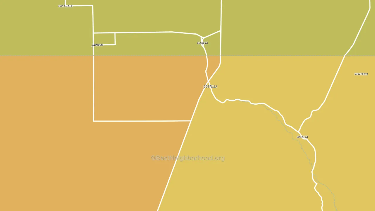 Costilla, NM block-group voter-turnout map