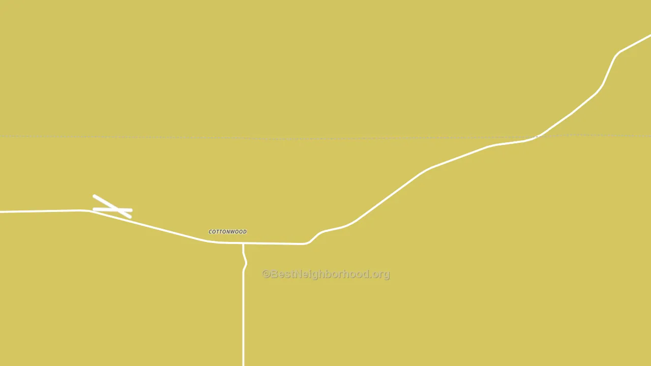 Cottonwood, SD block-group voter-turnout map