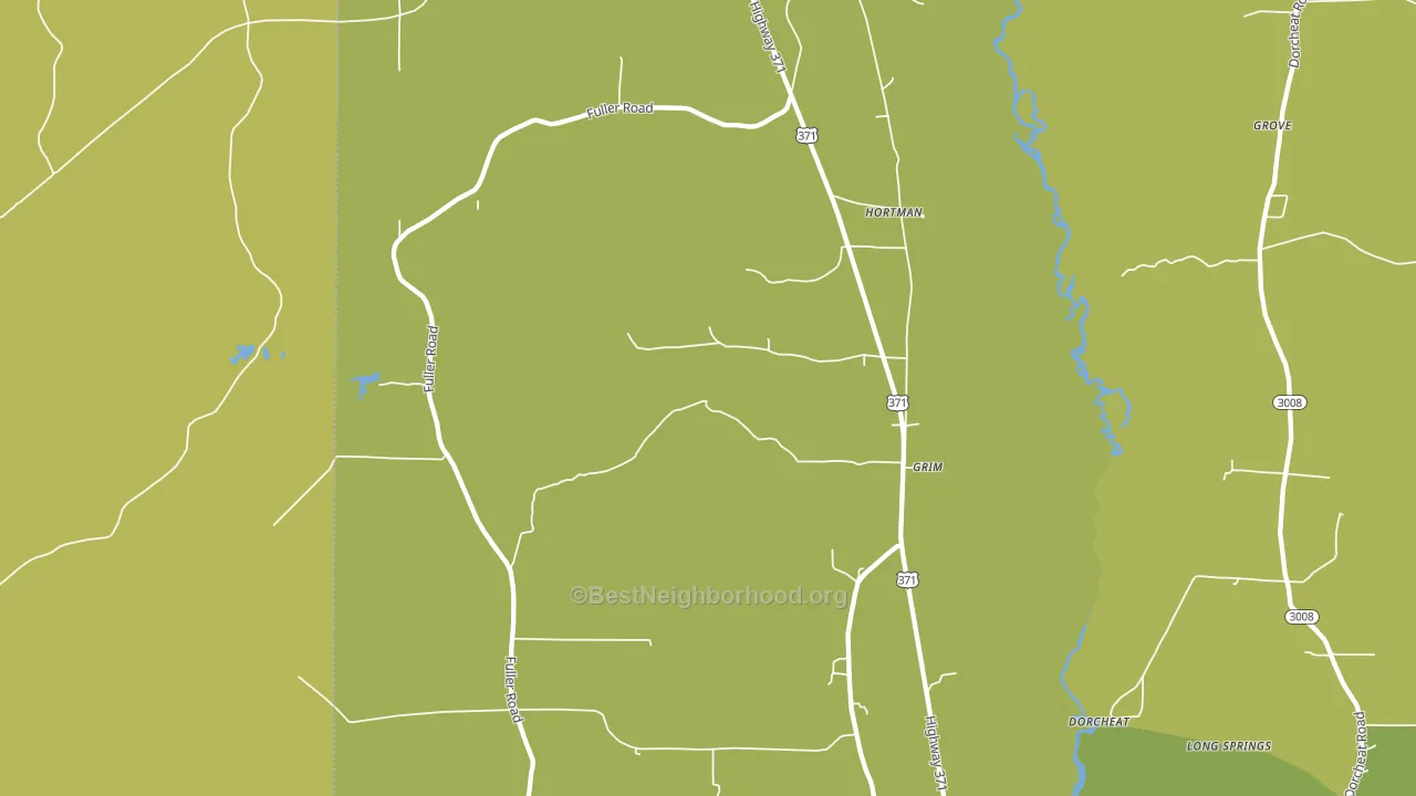 Couchwood, LA block-group voter-turnout map