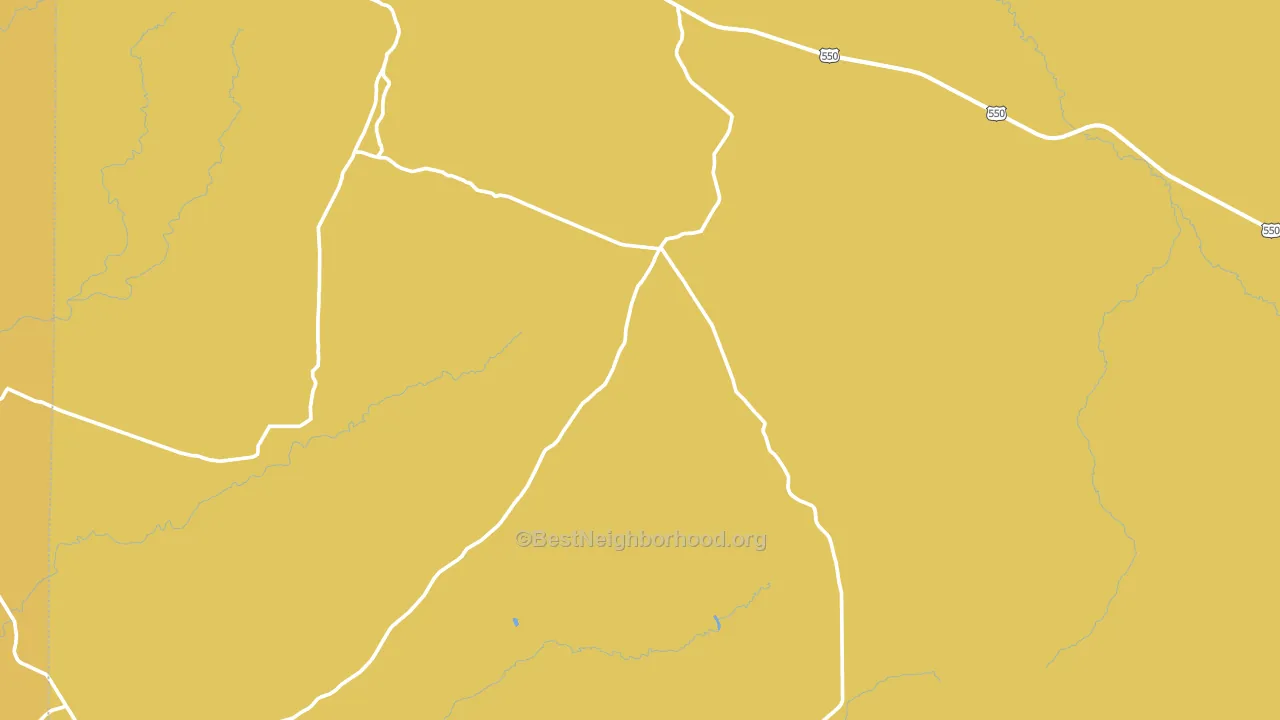 Counselor, NM block-group voter-turnout map