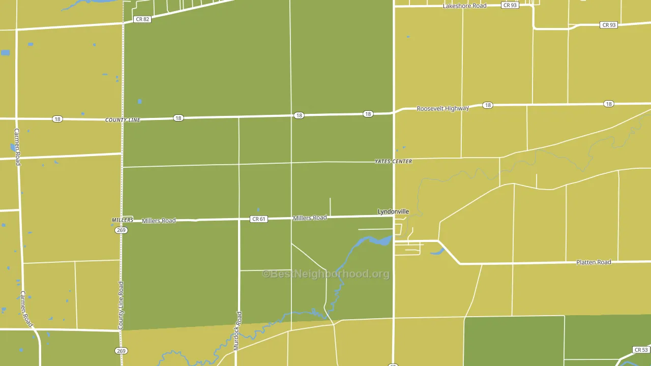 County Line, NY block-group voter-turnout map
