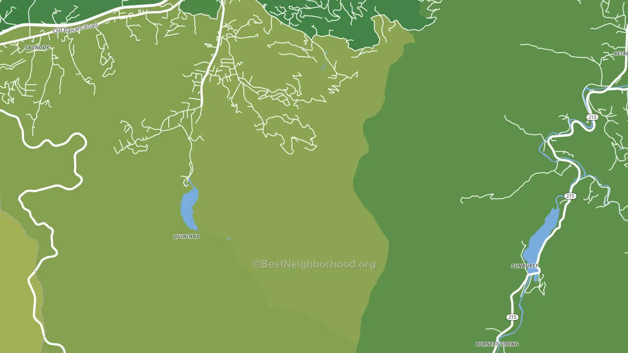 Cove Creek, NC block-group voter-turnout map