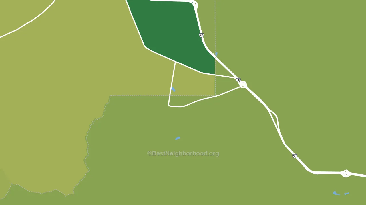 Crackerville, MT block-group voter-turnout map