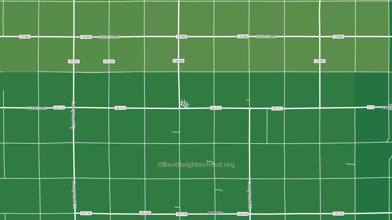 Craig, IA block-group voter-turnout map