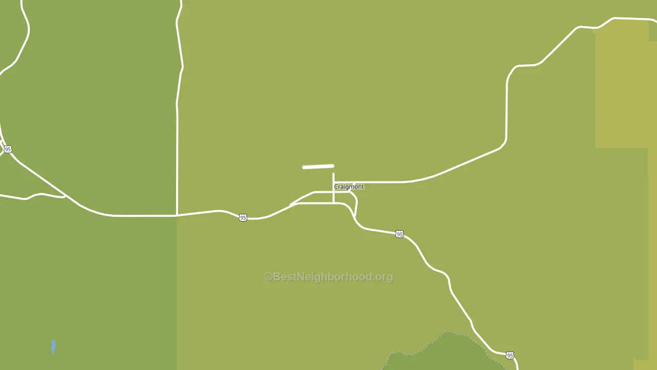 Craigmont, ID block-group voter-turnout map