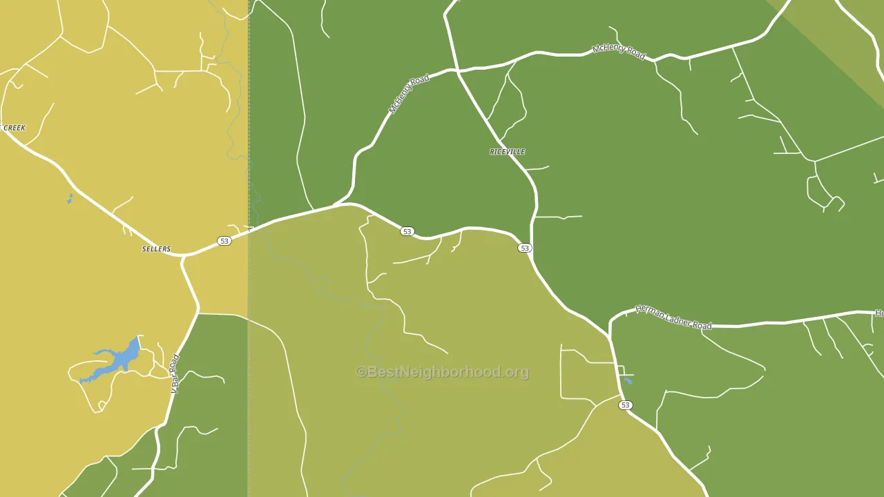Crane Creek, MS block-group voter-turnout map