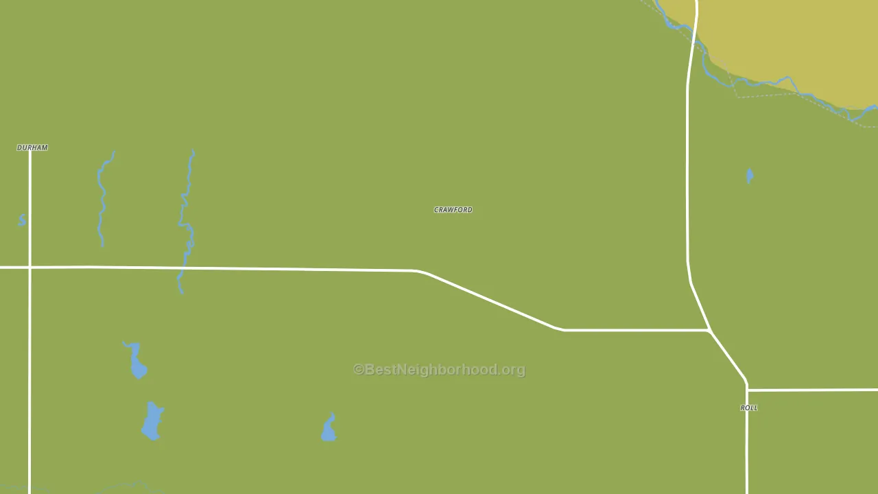 Crawford, OK block-group voter-turnout map