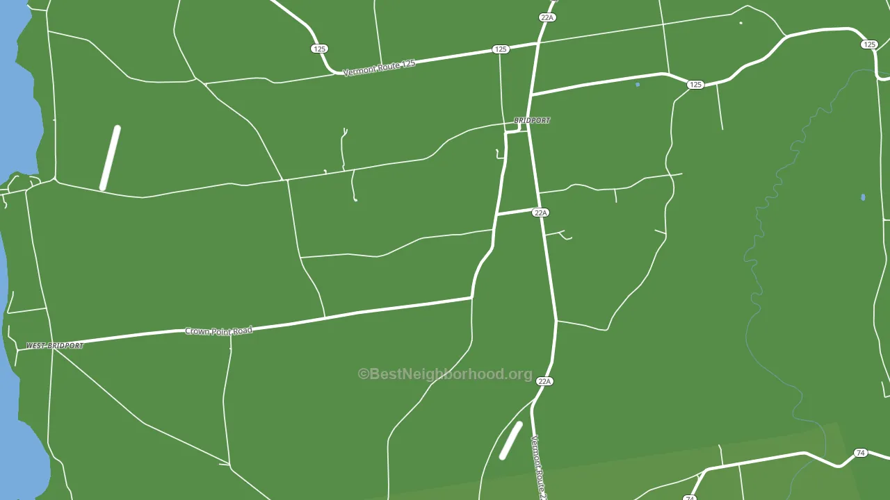 Cream Hill, VT block-group voter-turnout map