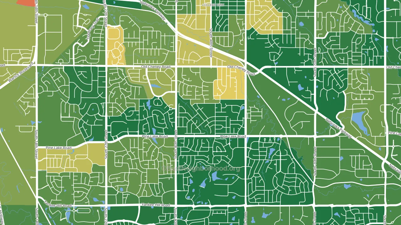 Cripple Creek, Lincoln, NE block-group voter-turnout map