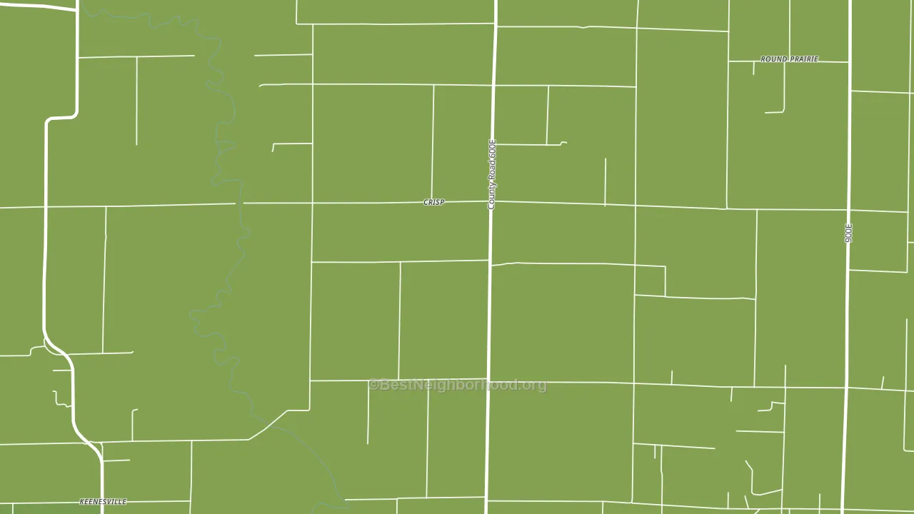Crisp, IL block-group voter-turnout map