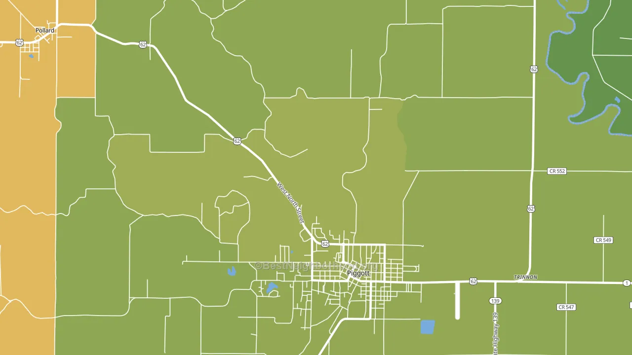 Crockett, AR block-group voter-turnout map