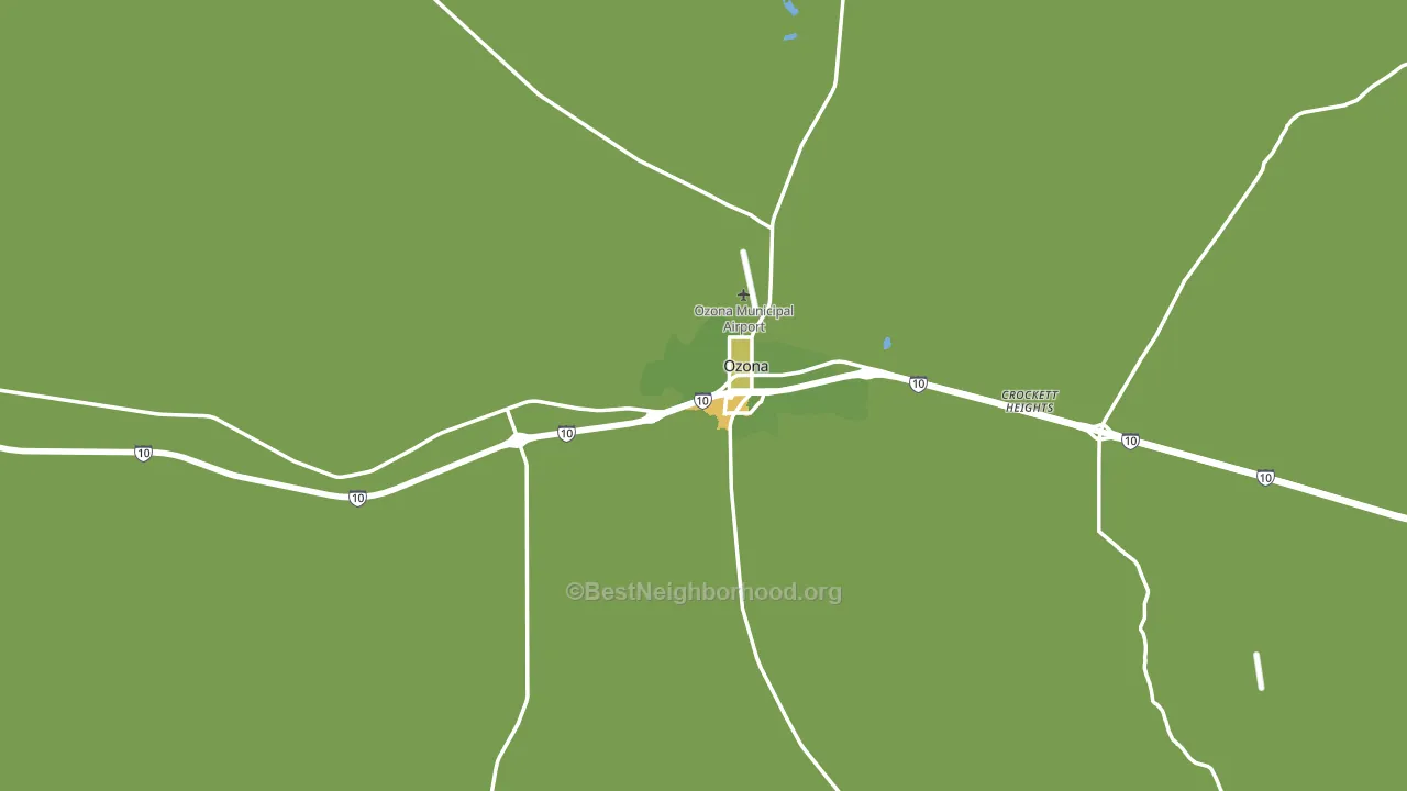 Crockett County, TX block-group voter-turnout map
