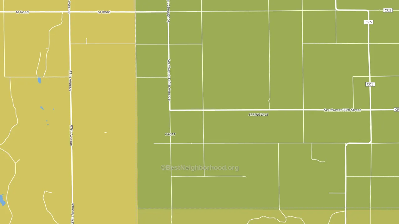 Croft, KS block-group voter-turnout map