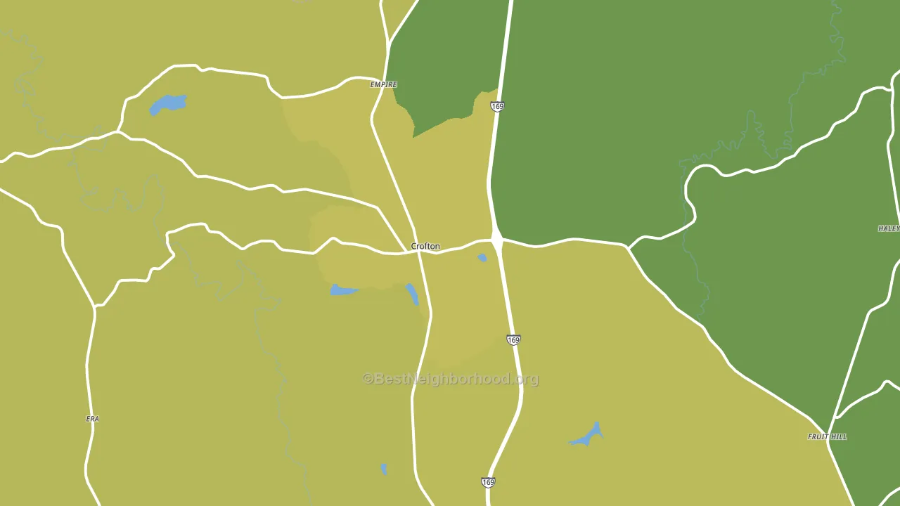 Crofton, KY block-group voter-turnout map