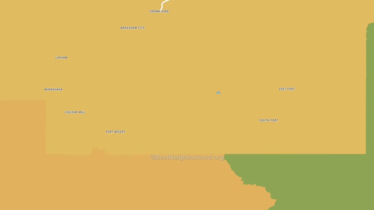 Crown King, AZ block-group voter-turnout map