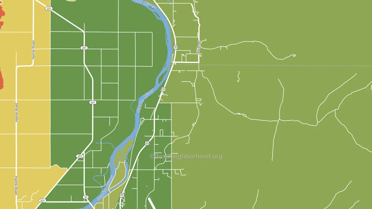 Crystal, ID block-group voter-turnout map
