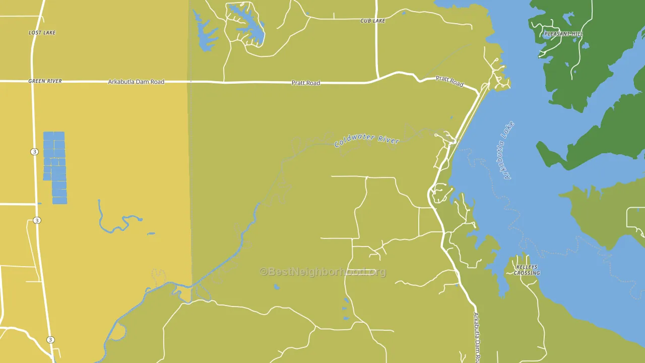 Cub Lake, MS block-group voter-turnout map