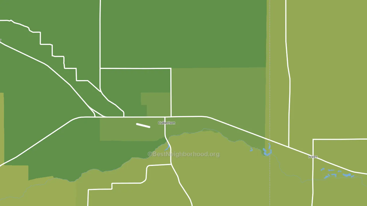 Culbertson, NE block-group voter-turnout map