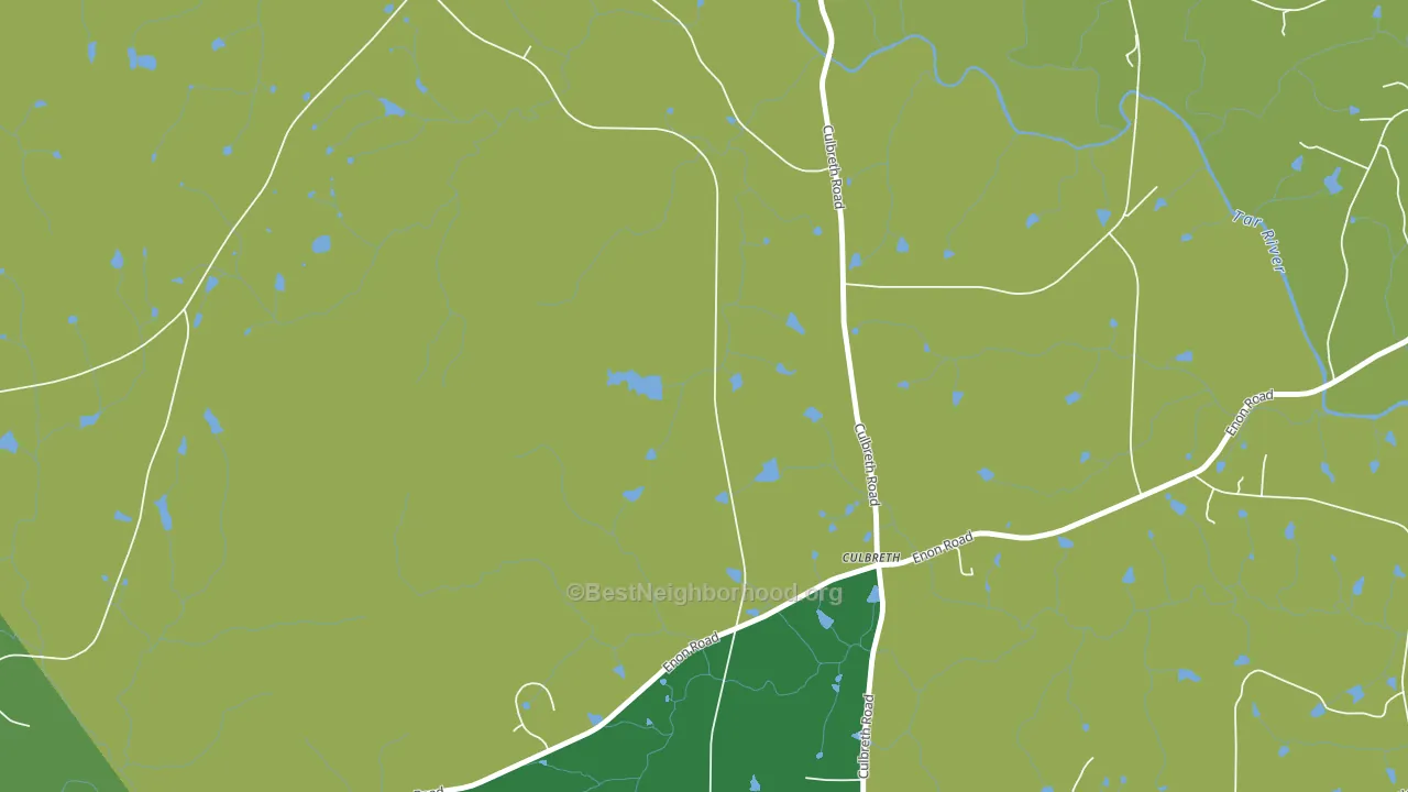 Culbreth, NC block-group voter-turnout map