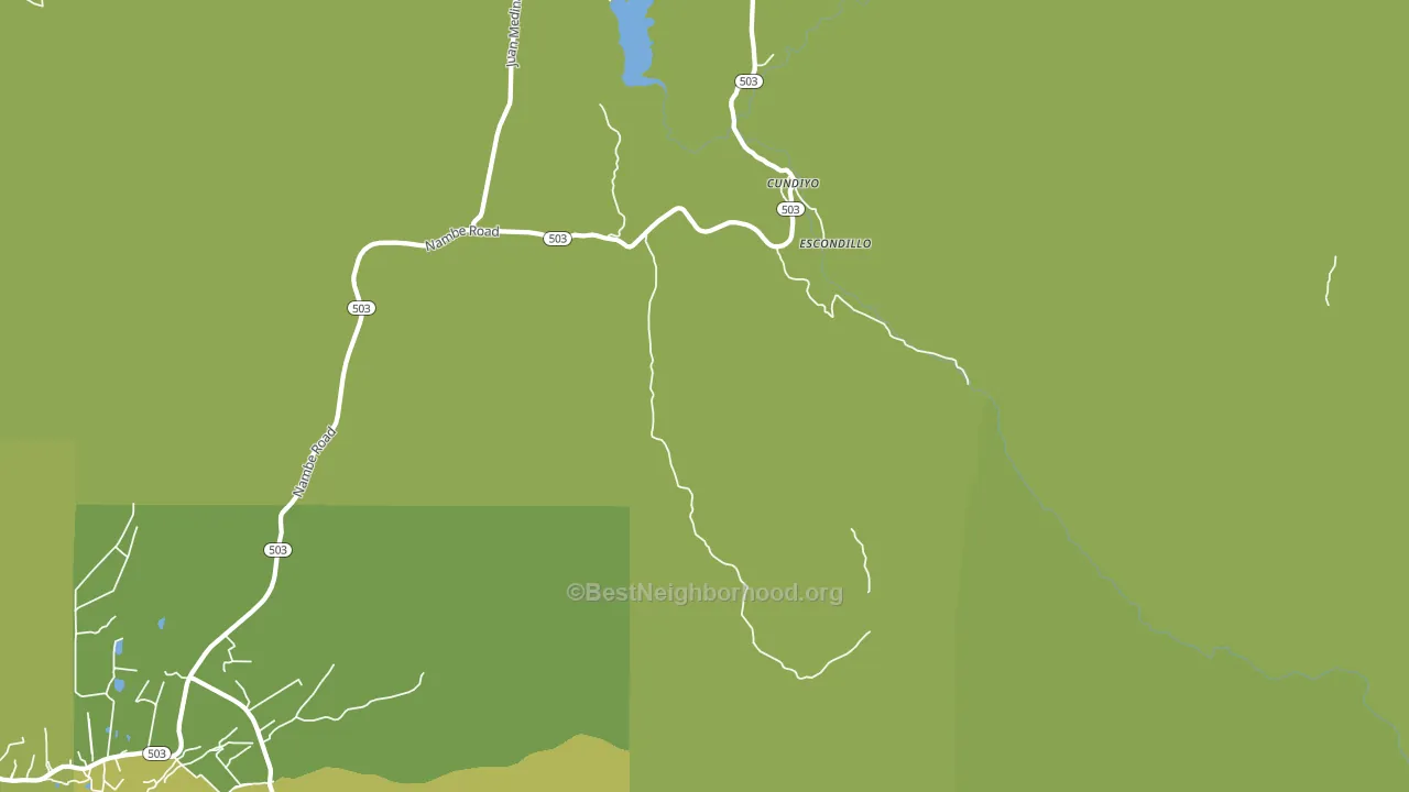Cundiyo, NM block-group voter-turnout map