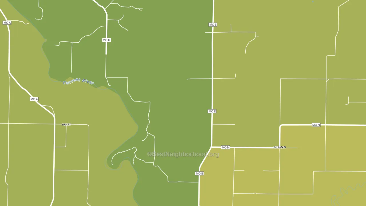 Current View, MO block-group voter-turnout map