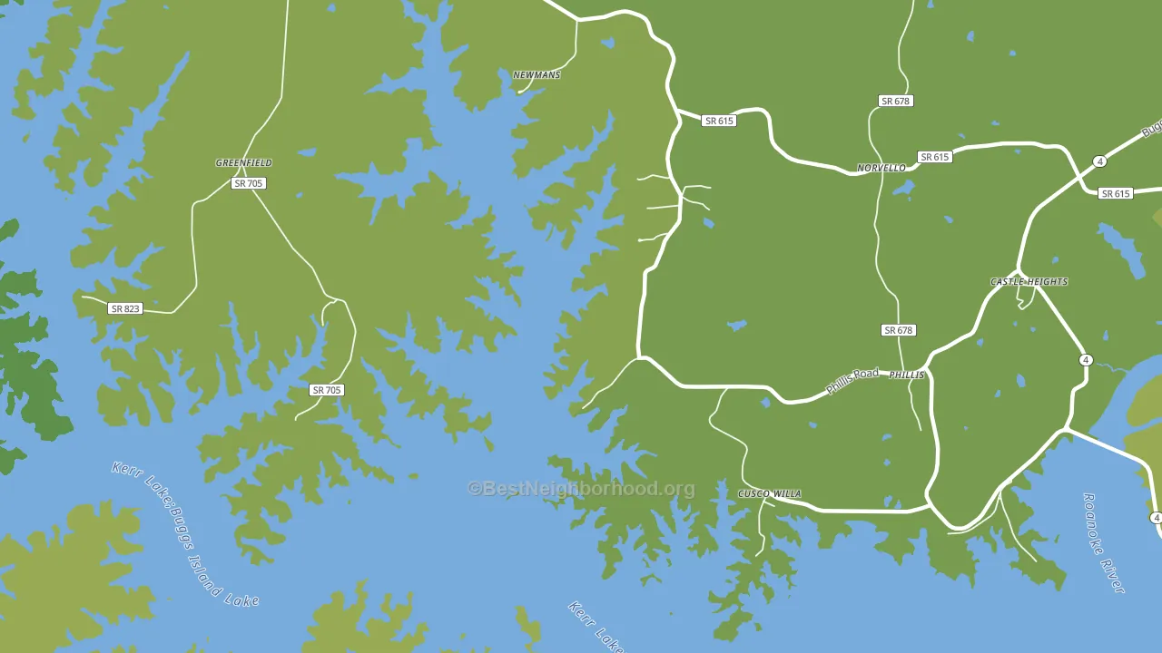 Cusco Willa, VA block-group voter-turnout map