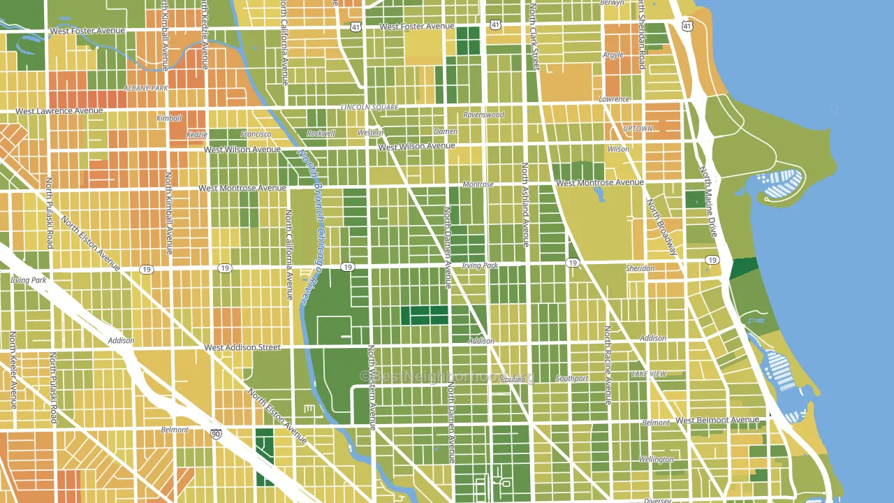 Cuyler, Chicago, IL block-group voter-turnout map
