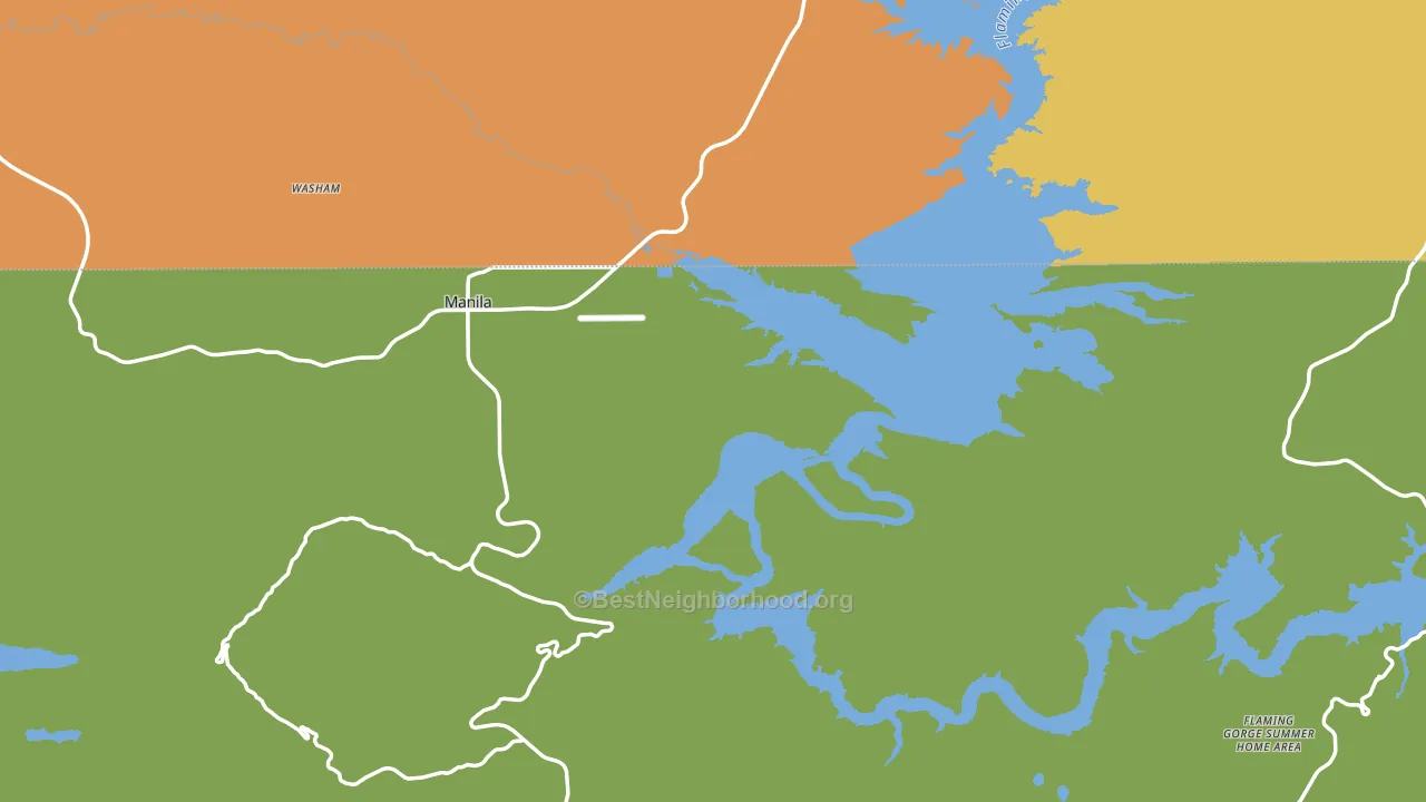 Daggett County, UT block-group voter-turnout map