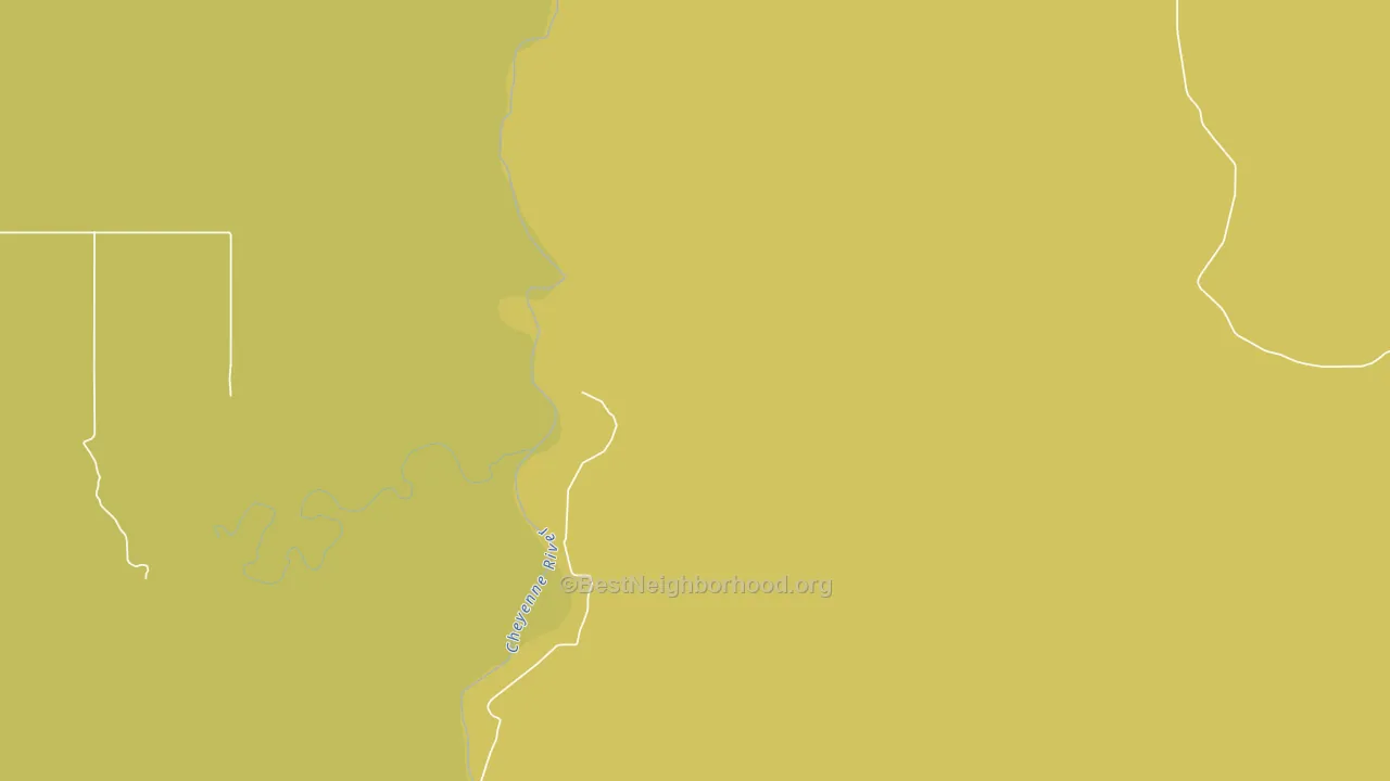Dalzell, SD block-group voter-turnout map